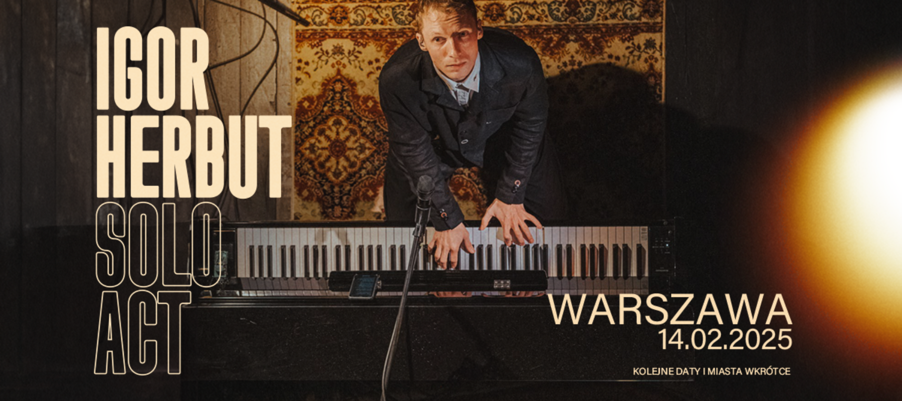 Igor Herbut Solo Act  BILETY DOSTĘPNE TYLKO&nbsp;W&nbsp;KASIE KLUBU