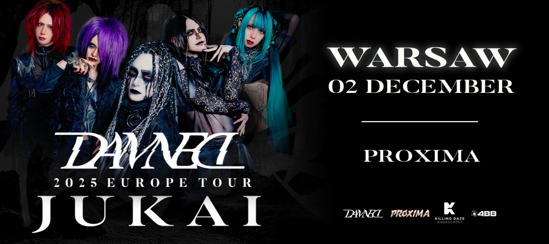 DAMNED – “JUKAI” EU&nbsp;Tour 2025 in&nbsp;WARSAW